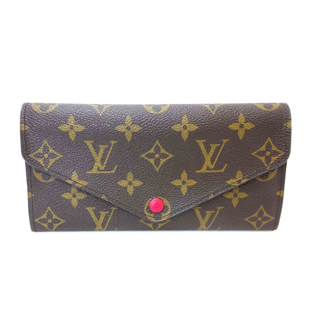 LOUIS VUITTON Portefeuille Josephine Monogram Fuschia Pink